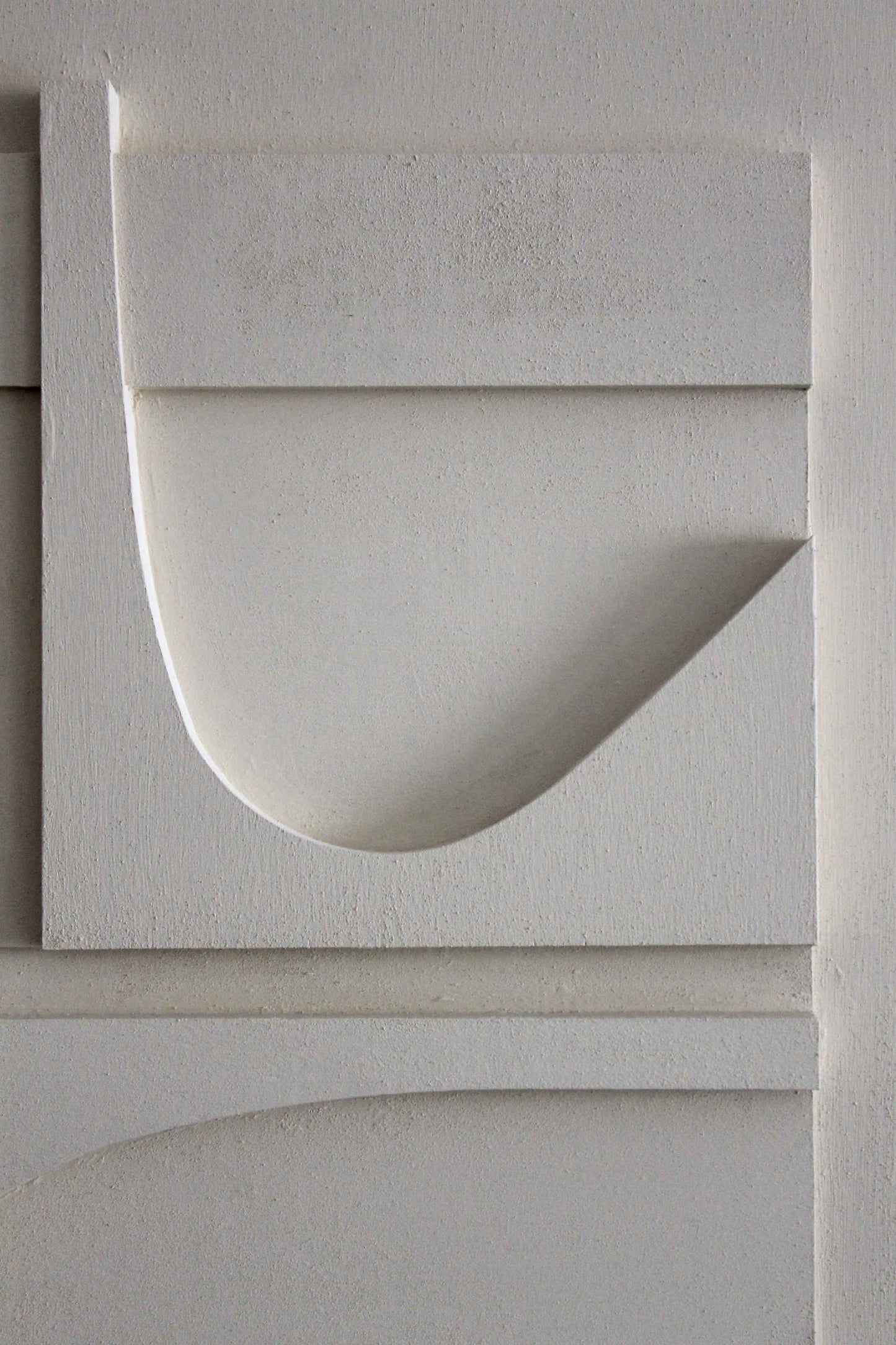 Zoom de la textura y relieve del cuadro.